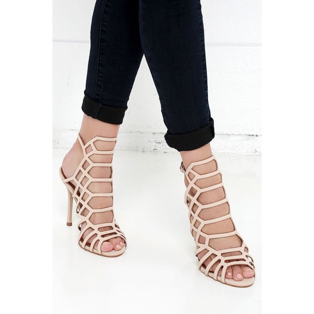 STEVE MADDEN Slithur Sandal Blush Pink Size 7.5